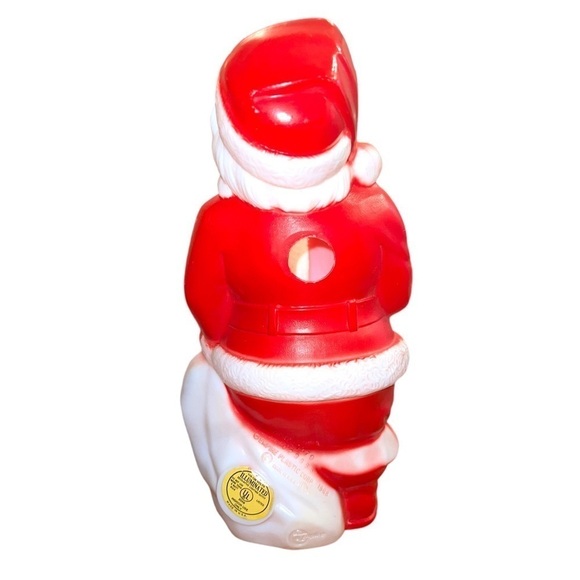 Vintage Empire Plastic Corp. Santa Claus - 1968 Blow Mold 13" - Picture 5 of 13
